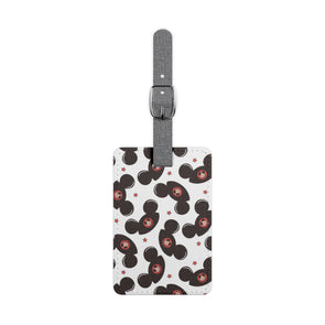 Saffiano Polyester Luggage Tag, Rectangle - Mouse Hats